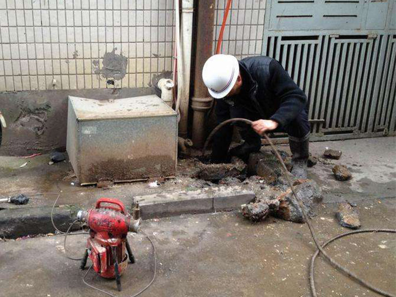 月湖疏通下水道-洗菜池疏通